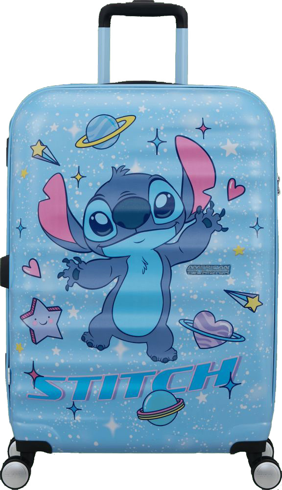 ΒΑΛΙΤΣΑ AMERICAN TOURISTER DISNEY WAVEBRAKER MEDIUM SPINNER 67/26 STITCH UNIVERSE AMERICAN TOURISTER