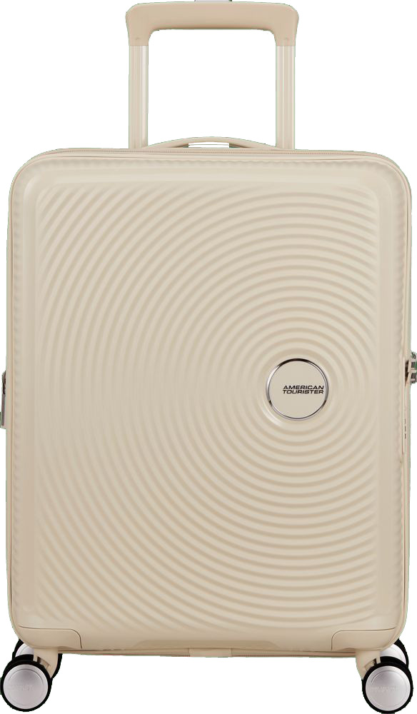 ΒΑΛΙΤΣΑ AMERICAN TOURISTER SOUNDBOX SPINNER EXP 55/20 COCONUT SAND AMERICAN TOURISTER