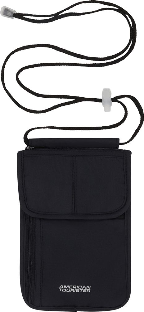 ΠΟΡΤΟΦΟΛΙ ΛΑΙΜΟΥ AMERICAN TOURISTER RFID SECURITY NECK POUCH BLACK