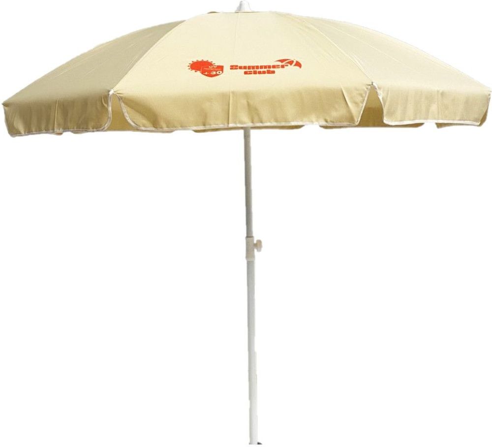 SUMMER CLUB ΟΜΠΡΕΛΑ ΠΑΡΑΛΙΑΣ SUMMER CLUB IRIS PLUS 200/8 ΕΚΡΟΥ
