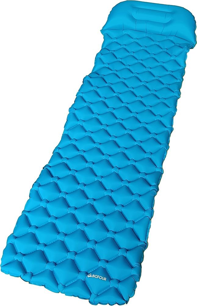 ΑΥΤΟΦΟΥΣΚΩΤΟ ΣΤΡΩΜΑ BIGFOUR TPU AERO ΜΠΛΕ (195 Χ 58 Χ 5 CM)