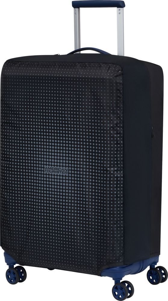 ΚΑΛΥΜΜΑ ΒΑΛΙΤΣΑΣ AMERICAN TOURISTER FOLDABLE LUGGAGE COVER M BLACK/GREY