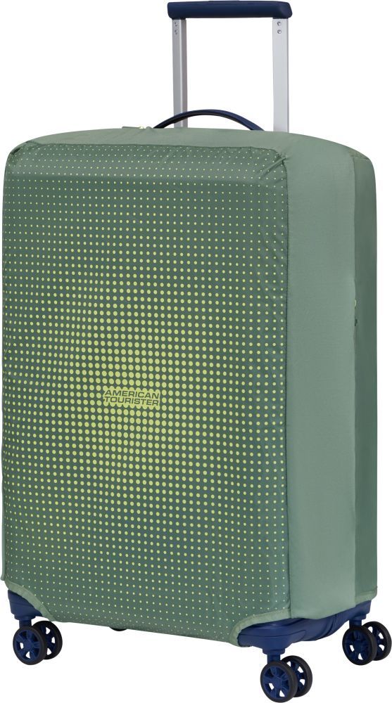 ΚΑΛΥΜΜΑ ΒΑΛΙΤΣΑΣ AMERICAN TOURISTER FOLDABLE LUGGAGE COVER M OLIVE/LIME