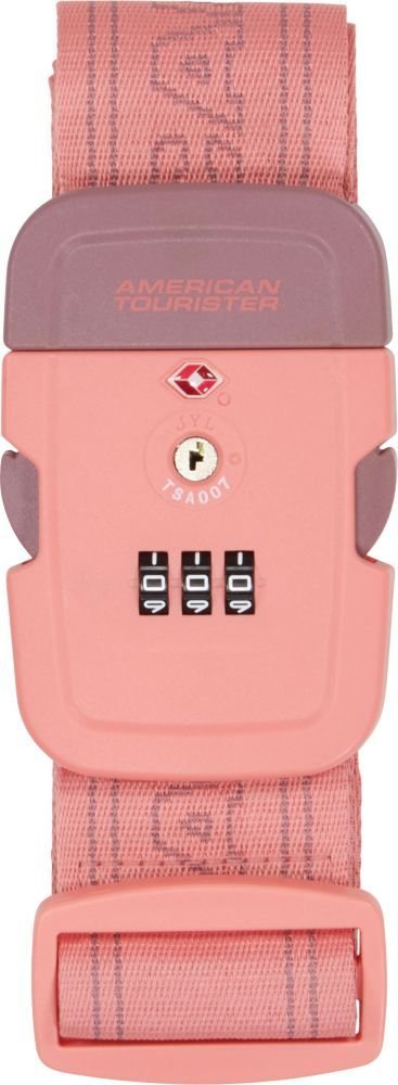 ΖΩΝΗ ΒΑΛΙΤΣΑΣ AMERICAN TOURISTER LUGGAGE BELT TSA LOCK PINK/MAUVE
