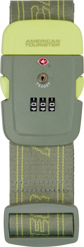 ΖΩΝΗ ΒΑΛΙΤΣΑΣ AMERICAN TOURISTER LUGGAGE BELT TSA LOCK OLIVE/LIME
