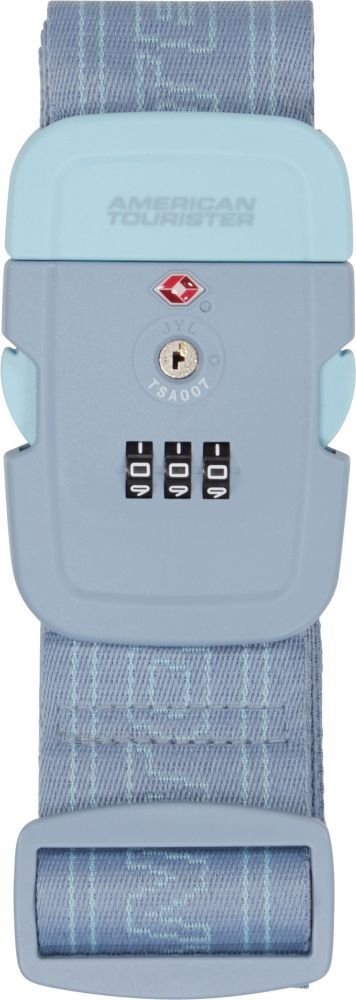 ΖΩΝΗ ΒΑΛΙΤΣΑΣ AMERICAN TOURISTER LUGGAGE BELT TSA LOCK STONE BLUE/BLUE