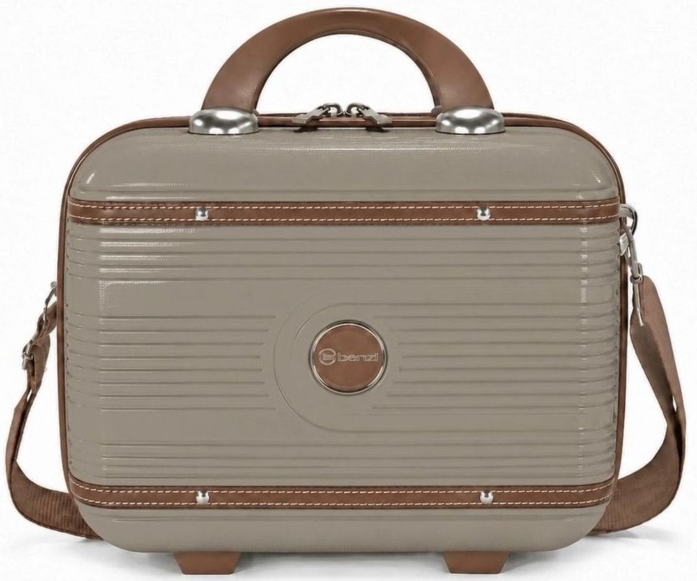 BEAUTY CASE BENZI BZ5900 ΚΑΦΕ (31 X 15 X 25 CM)