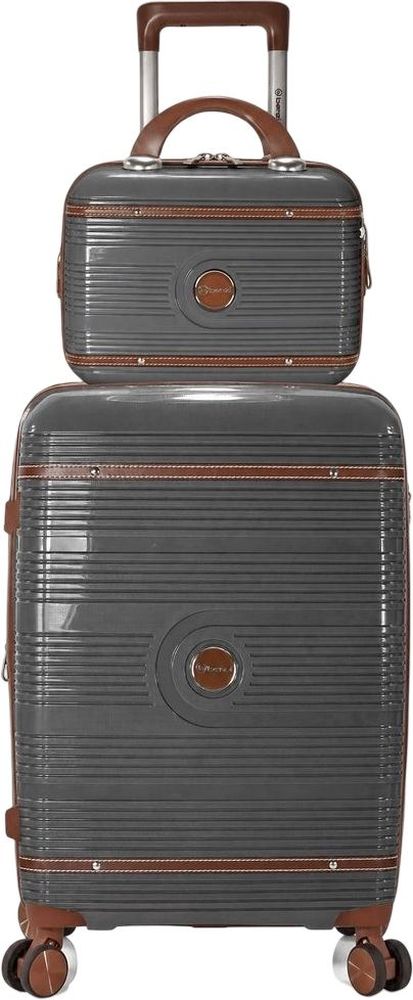 ΣΕΤ ΒΑΛΙΤΣΑ ΚΑΜΠΙΝΑΣ - BEAUTY CASE BENZI BZ5900 ΓΚΡΙ (2 TMX)