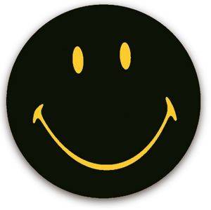   SMILEY ORIGINAL BLACK 70CM