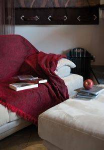  SB CONCEPT SOFA THROWS MIRAGE RED