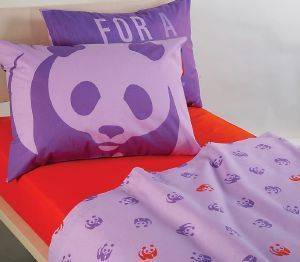    NEF NEF JUNIOR WWF PANDA LILAC