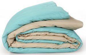   2- NEF-NEF BICOLOR 730 BEIGE/728 AQUA (230X240CM)