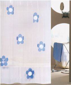   SAN LORENTZO CLEAR WITH DAISY PEVA 180X180CM