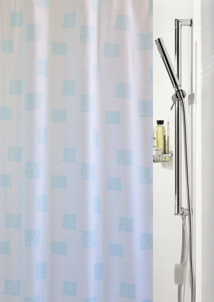 KOYΡΤΙΝΑ ΜΠΑΝΙΟΥ DIMITRACAS POLYESTER ΓΑΛΑΖΙΟ 180Χ200CM DIMITRACAS