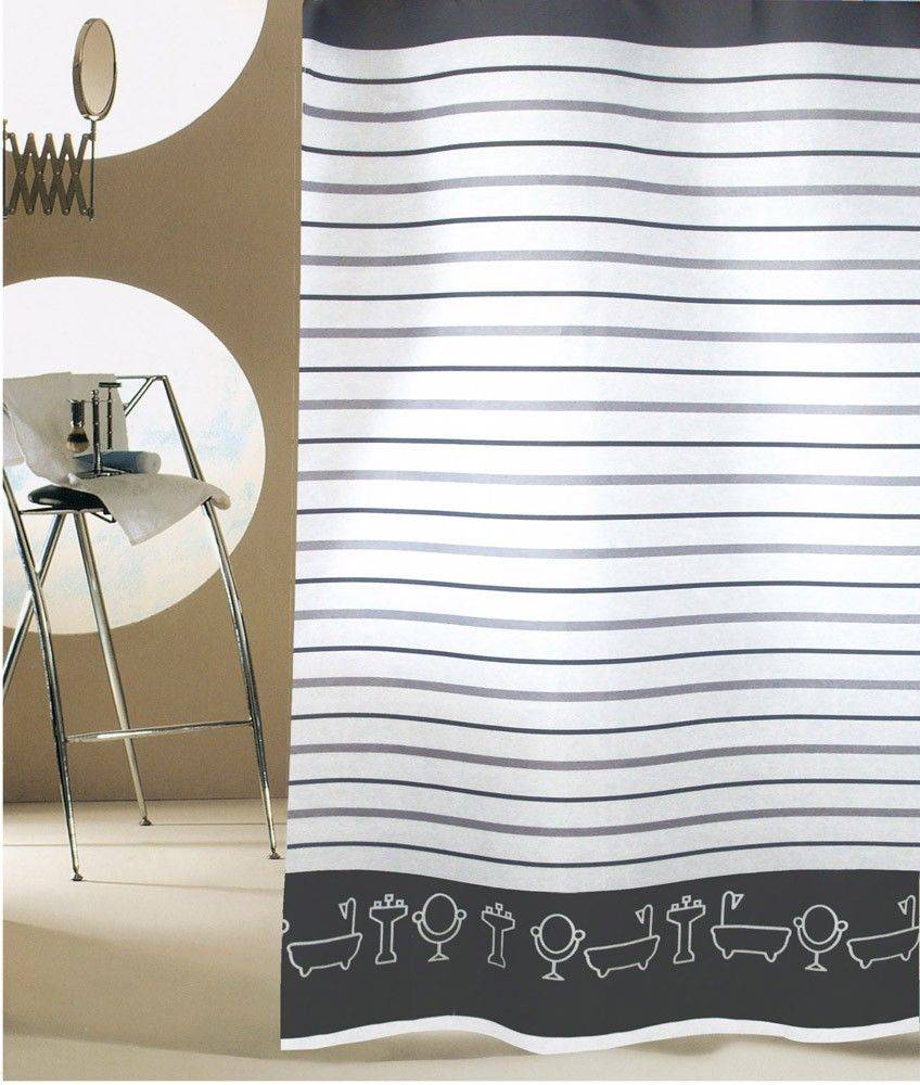 ΚΟΥΡΤΙΝΑ ΜΠΑΝΙΟΥ SAN LORENTZO BUTHTUBS ΓΚΡΙ 180X200CM SAN LORENTZO