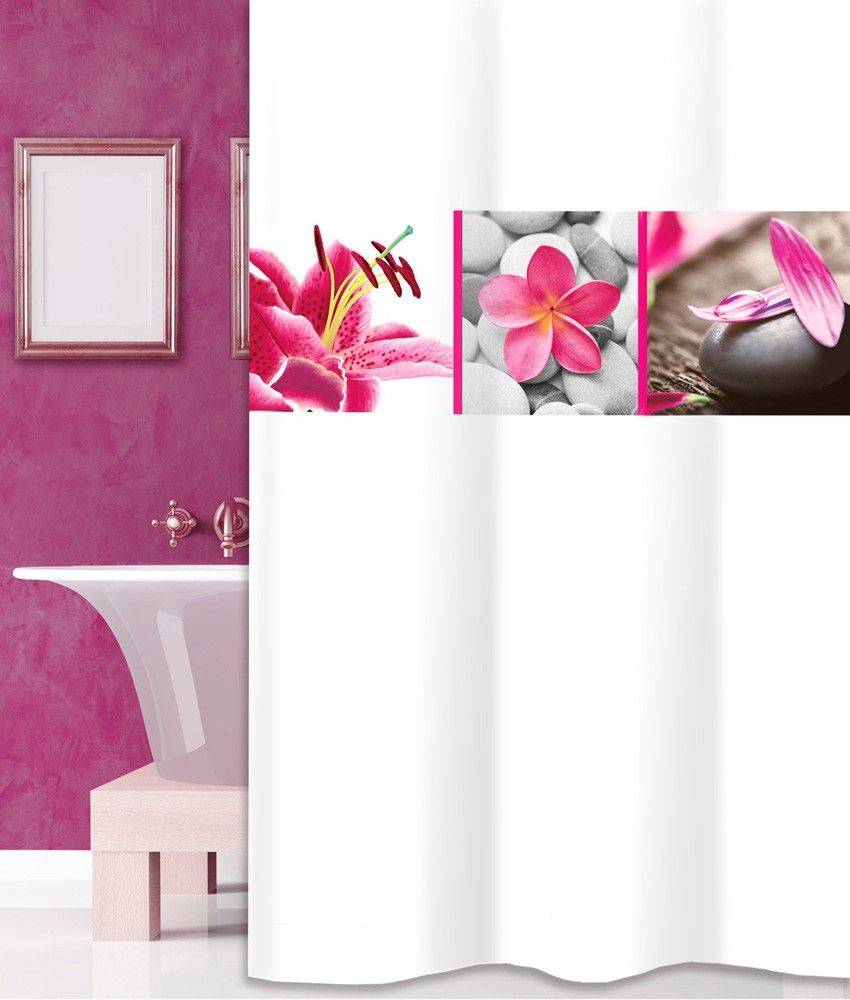 ΚΟΥΡΤΙΝΑ ΜΠΑΝΙΟΥ SAN LORENTZO LILIUM 180X180CM SAN LORENTZO