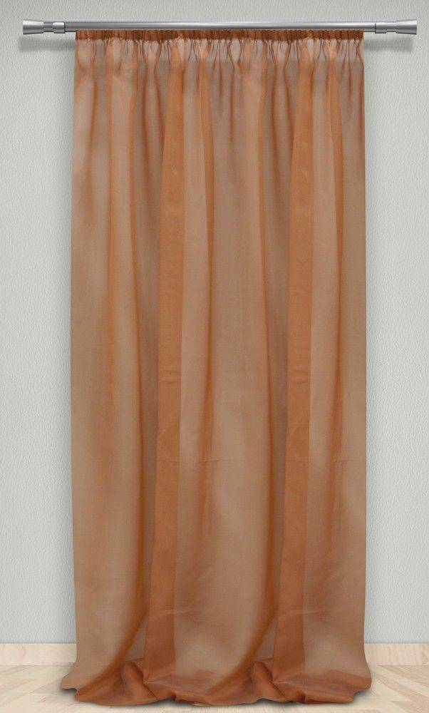 ΚΟΥΡΤΙΝΑ ΜΕ ΤΡΕΣΑ MAISON BLANCHE ΟΡΓΑΝΤΖΑ ΚΕΡΑΜΙΔΙ ΕΤΟΙΜΗ 145X280CM MAISON BLANCHE