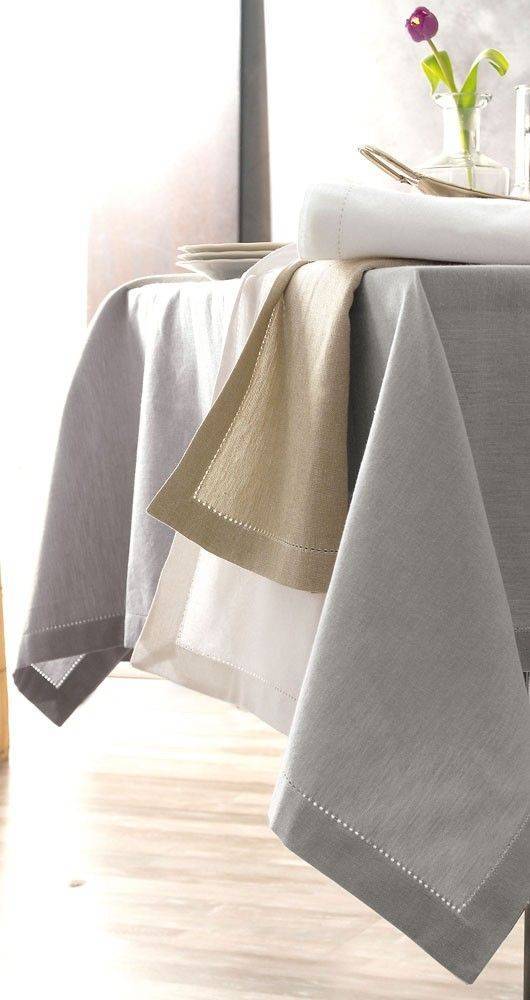 ΤΡΑΠΕΖΟΜΑΝΤΗΛΟ RYTHMOS INEZ ΓΚΡΙ 170X350CM RYTHMOS