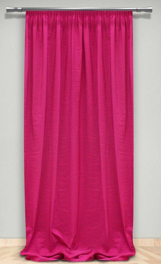 ΚΟΥΡΤΙΝΑ ΜΕ ΤΡΕΣΑ MAISON BLANCHE ΦΟΥΞΙΑ ΒΟΥΑΛ ΤΣΑΛΑΚΩΤΗ ΕΤΟΙΜΗ 145X270CM MAISON BLANCHE