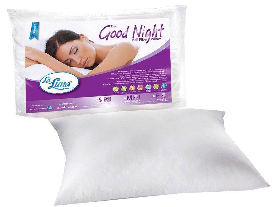 ΜΑΞΙΛΑΡΙ LA LUNA THE GOOD NIGHT ΜΠΑΛΑΚΙΑ ΣΙΛΙΚΟΝΗΣ ΜΕΤΡΙΟ 50Χ70CM LA LUNA