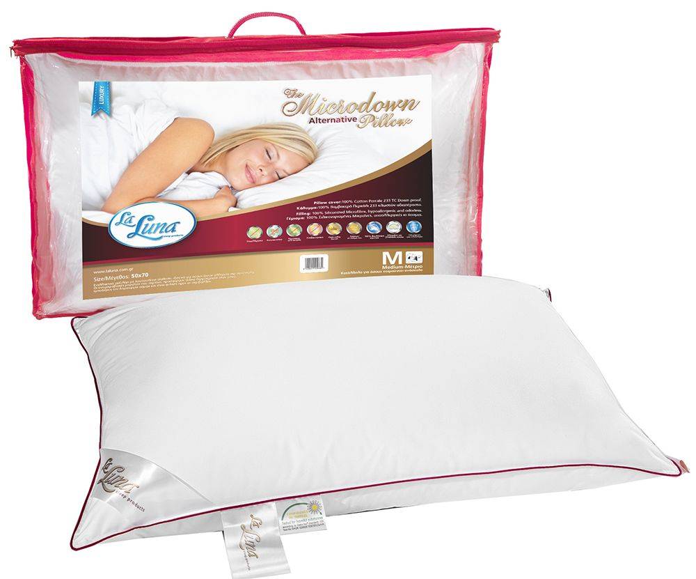 ΜΑΞΙΛΑΡΙ LA LUNA THE SUPERIA DOWN ALTERNATIVE ΜΕΤΡΙΟ ΣΤΑΘΕΡΟ 50Χ70CM LA LUNA