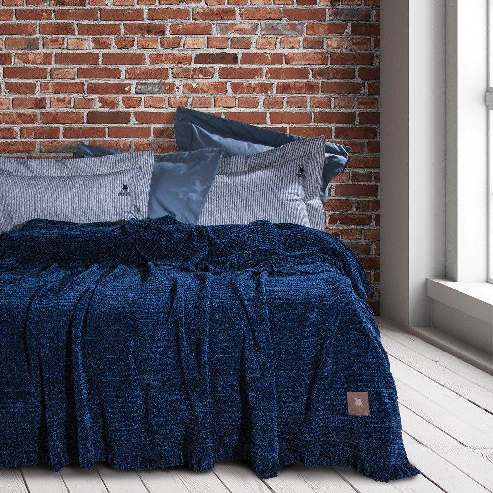 ΚΟΥΒΕΡΤΑ ΥΠΕΡΔΙΠΛΗ GREENWICH POLO CLUB PREMIUM 2424 ΜΠΛΕ 220Χ240CM