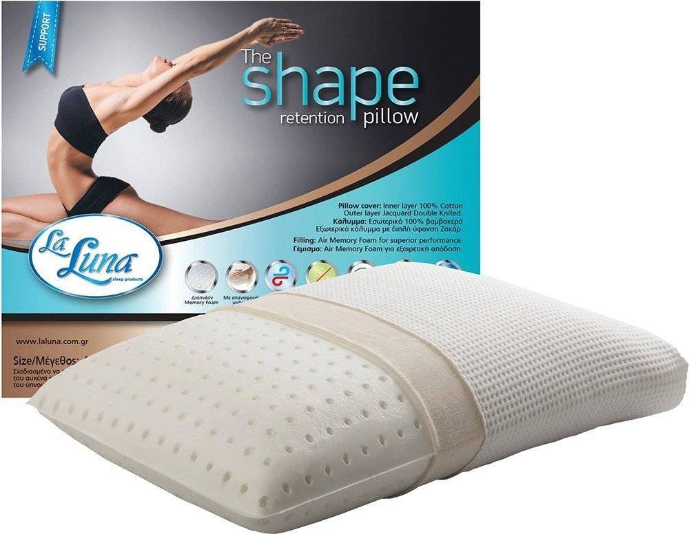 ΜΑΞΙΛΑΡΙ LA LUNA THE SHAPE MEMORY FOAM ΜΕΤΡΙΟ 40X60+16CM