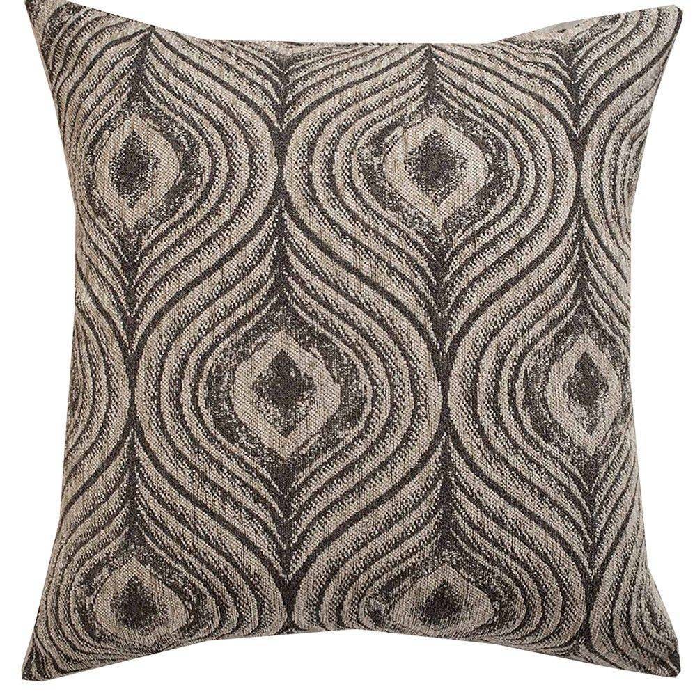 ΔΙΑΚΟΣΜΗΤΙΚΗ ΜΑΞΙΛΑΡΟΘΗΚΗ TEORAN HOUSTON 07 ΚΑΦΕ 43X43CM TEORAN