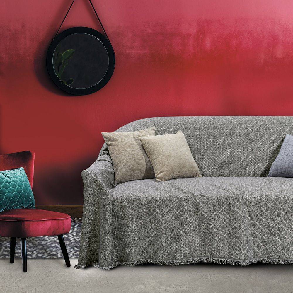 DAS HOME ΡΙΧΤΑΡΙ ΔΙΘΕΣΙΟ DAS HOME 0171 ΓΚΡΙ 180Χ250CM