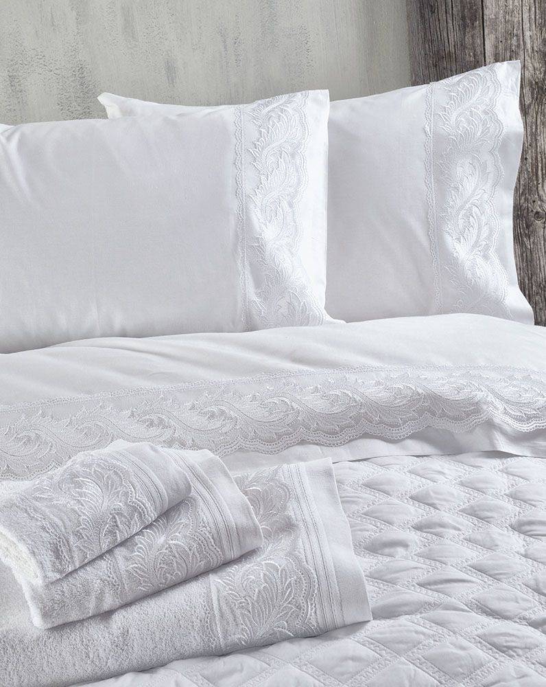 RYTHMOS ΣΕΤ ΝΥΦΙΚΟ ΥΠΕΡΔΙΠΛΟ RYTHMOS REGATTA ΛΕΥΚΟ