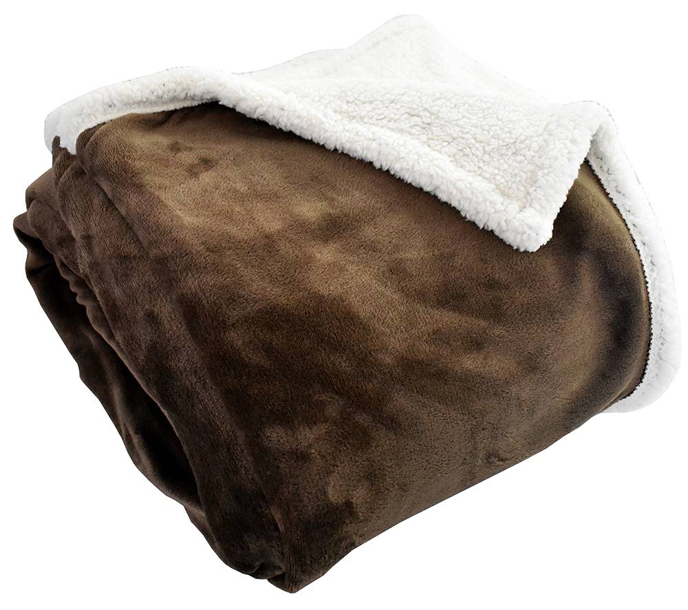 ΚΟΥΒΕΡΤΑ ΔΙΠΛΗ CHIOS HELLAS SHERPA ΚΑΦΕ 200Χ220CM CHIOS HELLAS