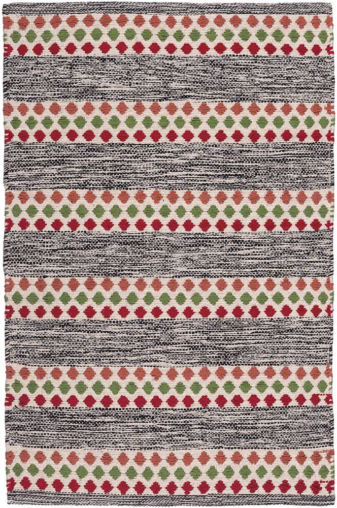 ΧΑΛΙ ΠΕΡΣΙΚΑ UPPER COTTON RUG ΓΚΡΙ KOKKINO (70X130CM) ΠΕΡΣΙΚΑ