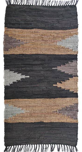 ΠΕΡΣΙΚΑ ΧΑΛΙ ΠΕΡΣΙΚΑ LEATHER RUGS ETHNIC 150618/20 MULTI (70X130CM)