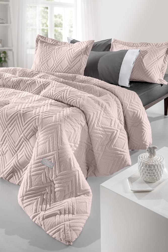 GUY LAROCHE ΠAΠΛΩΜΑ ΜΟΝΟ GUY LAROCHE EDEN 3D SUEDE PUDRA 160X220CM