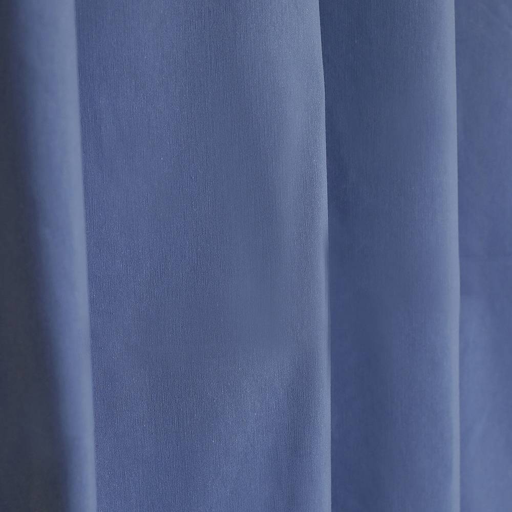 ΚΟΥΡΤΙΝΑ ΜΕ ΤΡΕΣΑ DECOCRAFT ΜΟΝΟΧΡΩΜΟ ΛΟΝΕΤΑ ΜΠΛΕ 140X270CM