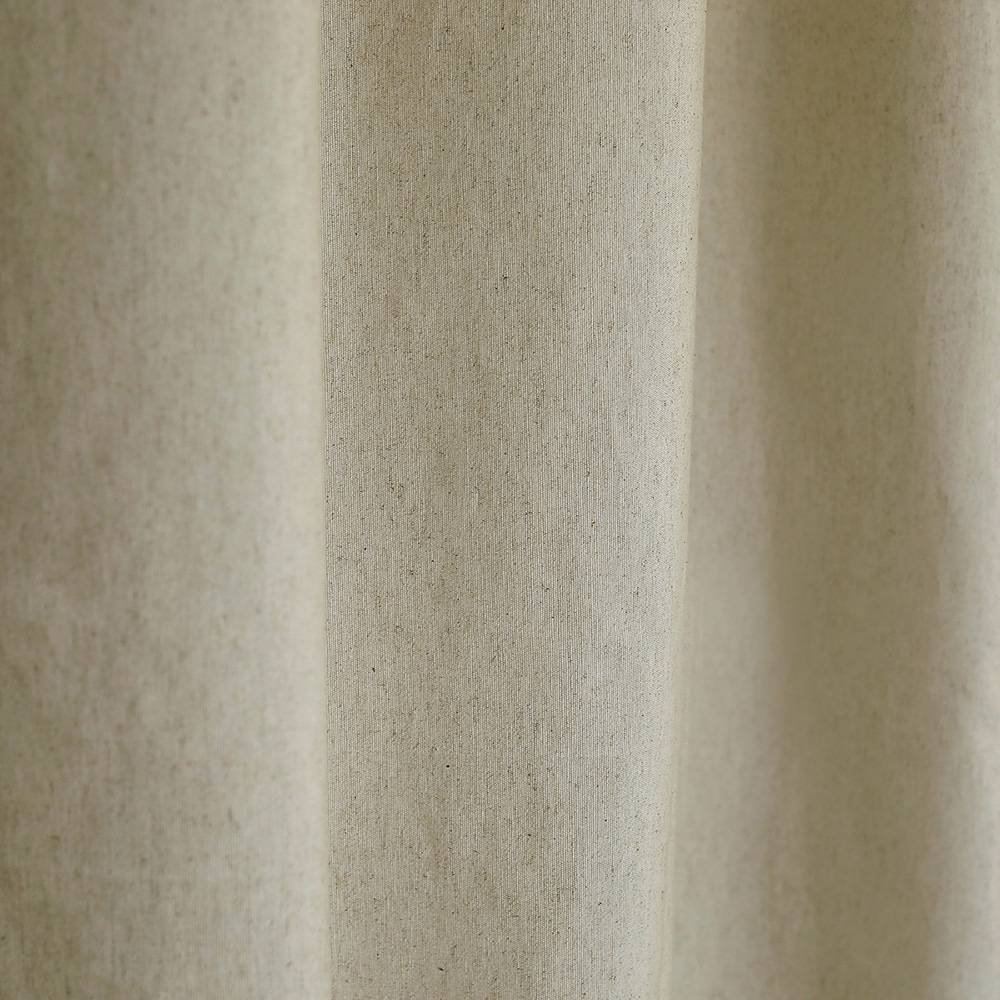 ΚΟΥΡΤΙΝΑ ΜΕ ΤΡΕΣΑ DECOCRAFT ΜΟΝΟΧΡΩΜΟ ΛΟΝΕΤΑ ΜΠΕΖ 140X270CM