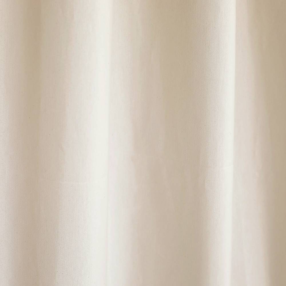 ΚΟΥΡΤΙΝΑ ΜΕ ΤΡΕΣΑ DECOCRAFT ΜΟΝΟΧΡΩΜΟ ΛΟΝΕΤΑ ΕΚΡΟΥ 140X270CM DECOCRAFT