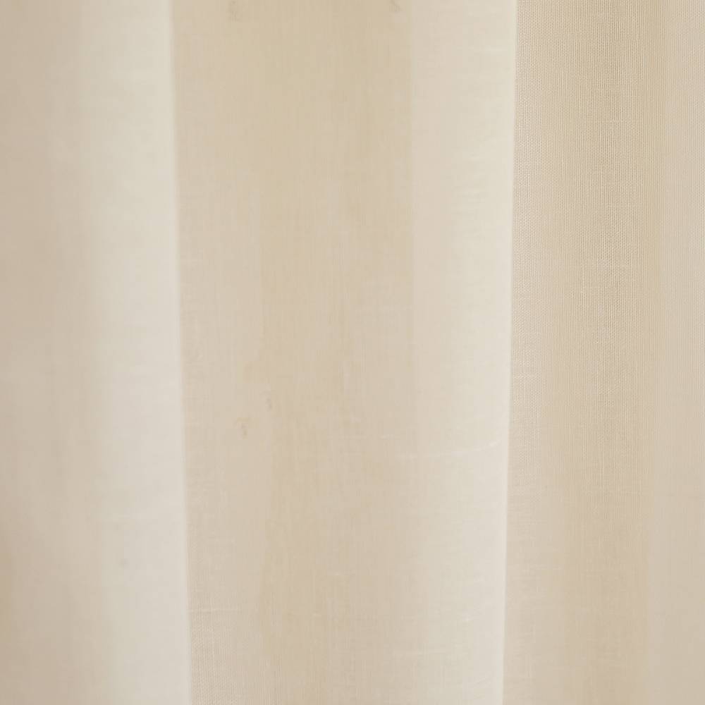 ΚΟΥΡΤΙΝΑ ΜΕ ΤΡΕΣΑ DECOCRAFT LINNEN LOOK ΓΑΖΑ ΕΚΡΟΥ 140X270CM