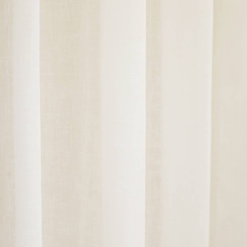 ΚΟΥΡΤΙΝΑ ΜΕ ΤΡΕΣΑ DECOCRAFT LINNEN LOOK ΓΑΖΑ ΜΠΕΖ 140X270CM