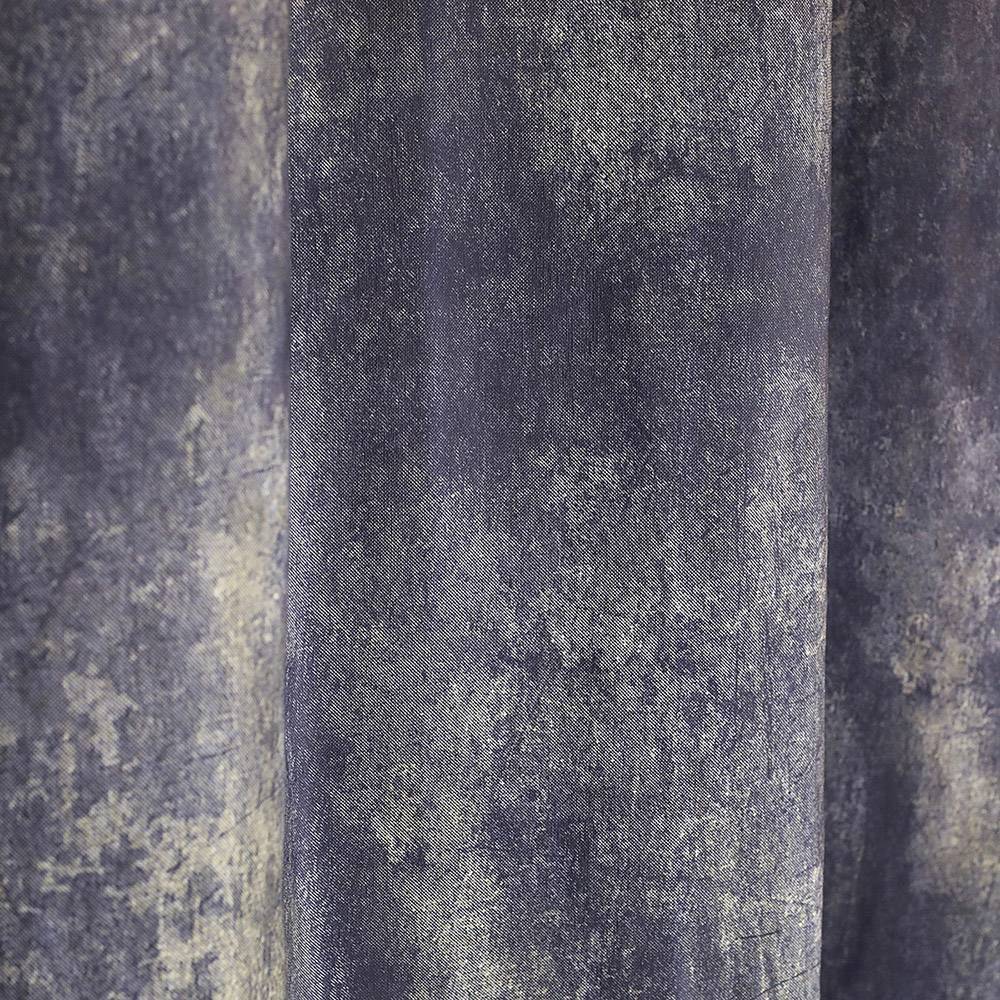 ΚΟΥΡΤΙΝΑ ΜΕ ΤΡΕΣΑ DECOCRAFT VINTAGE ΛΟΝΕΤΑ ΜΠΛΕ 140X270M