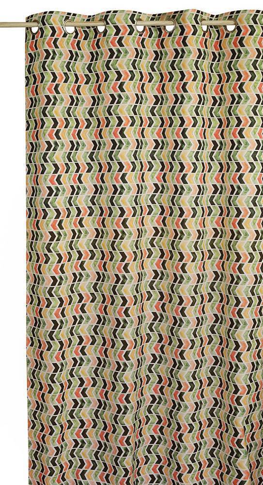 ΚΟΥΡΤΙΝΑ ΜΕ ΤΡΟΥΚΣ DECOCRAFT ΛΟΝΕΤΑ DIRECTION MULTI 140X260CM