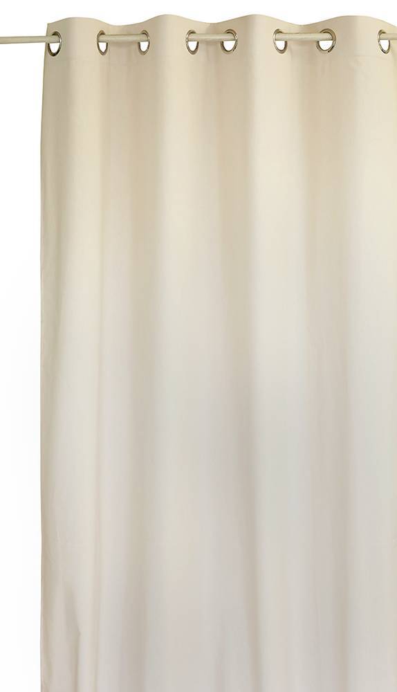 ΚΟΥΡΤΙΝΑ ΜΕ ΤΡΟΥΚΣ DECOCRAFT ΛΟΝΕΤΑ ΕΚΡΟΥ 140X260CM