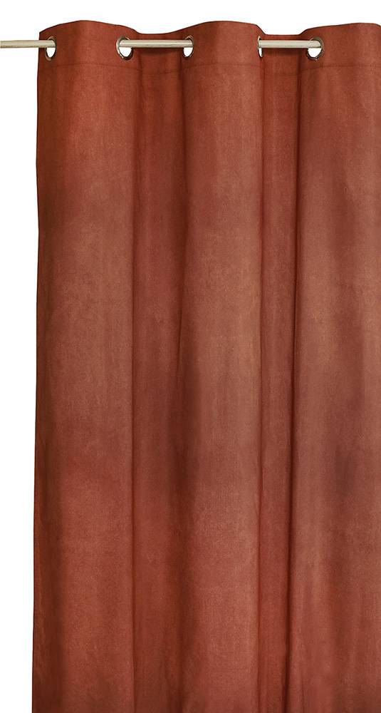 ΚΟΥΡΤΙΝΑ ΜΕ ΤΡΟΥΚΣ DECOCRAFT ΛΟΝΕΤΑ ΠΟΡΤΟΚΑΛΙ 140X260CM