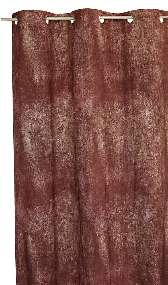 ΚΟΥΡΤΙΝΑ ΜΕ ΤΡΟΥΚΣ DECOCRAFT ΛΟΝΕΤΑ ΚΟΚΚΙΝΟ 140X260CM DECOCRAFT