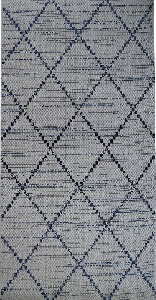 ΤΑΠΕΤΟ ΠΕΡΣΙΚΑ PRISMA 47314-306 ΛΕΥΚΟ ΜΠΛΕ (80X150CM)