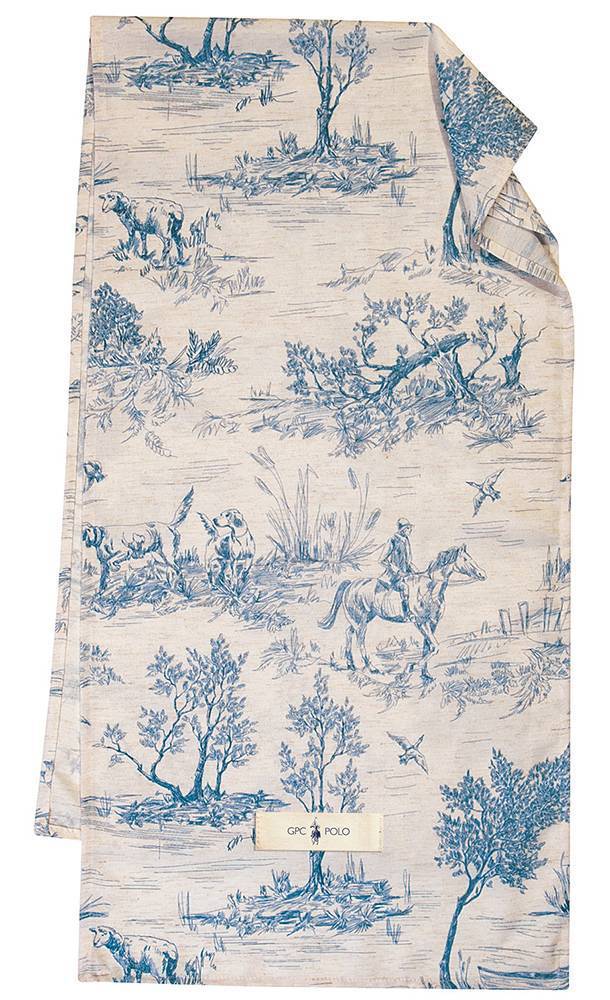 RUNNER GPC POLO 2661 ΜΠΛΕ 40Χ150CM GREENWICH POLO CLUB