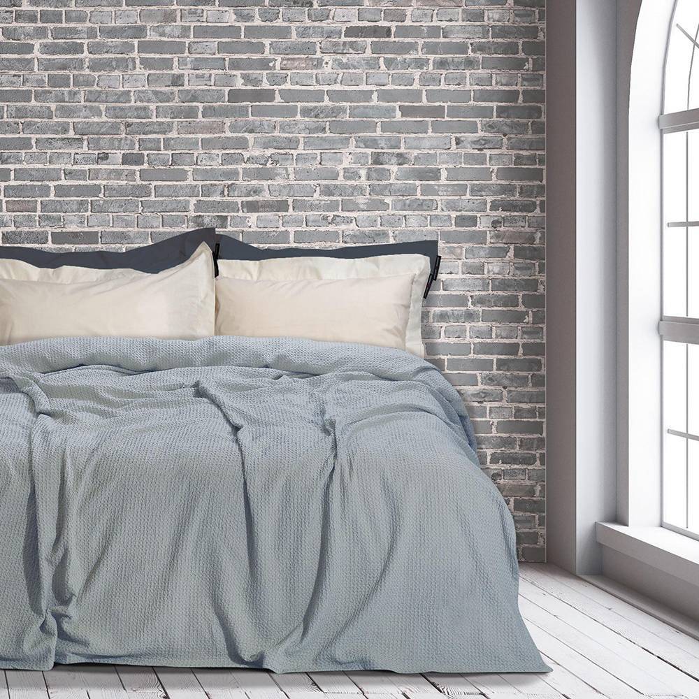 ΚΟΥΒΕΡΤΑ ΥΠΕΡΔΙΠΛΗ GREENWICH POLO CLUB ΠΙΚΕ 2412 ΓΚΡΙ 220Χ240CM