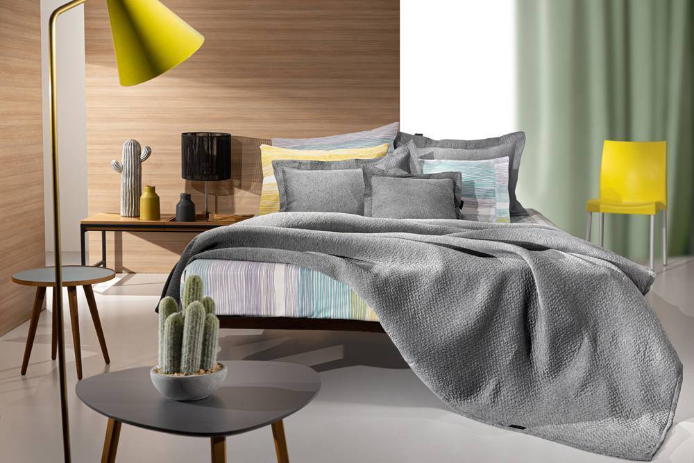 ΚΟΥΒΕΡΤΑ GUY LAROCHE RAIN ANTHRACITE 245X260 GUY LAROCHE