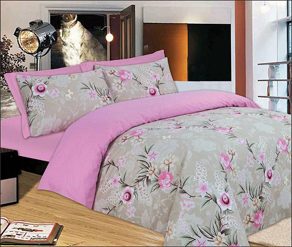 ΣΕΤ ΣΕΝΤΟΝΙΑ ΜΟΝΑ LE BLANC PREMIUM PINK ROSE 100X200+33CM LE BLANC