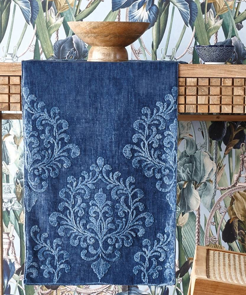 RUNNER ΚΕΝΤΙΑ DECORE 212 ΜΠΛΕ 45X150CM